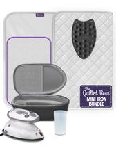 Mini ferro a vapor The Quilted Bear Kit de viagem 110V/220V Mini ferro a vapor The Quilted Bear Kit de viagem 110V/220V