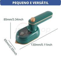 Mini Ferro De Passar Roupa A Vapor Portátil Viagem Bivolt