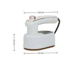 Mini Ferro De Passar Roupa Cabe Na Mala Bolsa Viagem Bivolt
