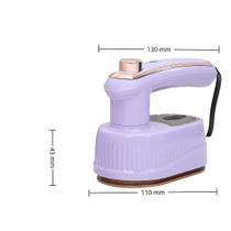 Mini Ferro De Passar Roupa Cabe Na Mala Bolsa Viagem Bivolt