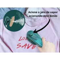 Mini ferro de passar roupa portátil a vapor bivolt