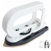 Mini Ferro de Passar Roupa Portatil Blusa Gravata Mala Mochila Bolsa Viagem Trabalho Eficiente Potente