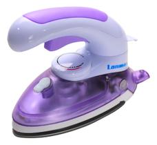 Mini Ferro De Passar Vapor Vertical LM LM-716 Viagem Patchwork Cor Lilás