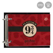 Mini Fichario 2 Fechos 80fl Harry Potter Plataform 80fls DAC