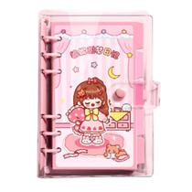Mini Fichário Caderno Mini Com Folhas Personalizada Agenda