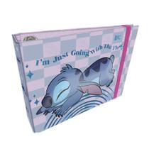 Mini Fichário Disney Stitch com 80 Folhas DAC 4078 Mini Fichário Disney Stitch com 80 Folhas DAC 4078