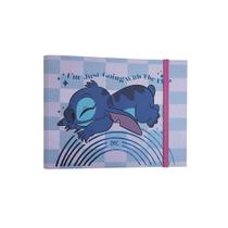 Mini Fichário Disney Stitch com 80 Folhas