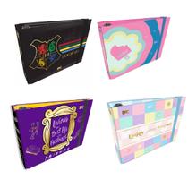 Mini fichário Horizontal Caderno Argolado Modelos 80 Folhas