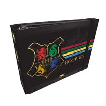 Mini Fichário Universitário Com Elástico HP Hogwarts