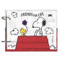 Mini Ficheiro 190x155mm 80 Folhas Snoopy DAC