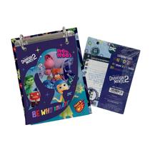 Mini Ficheiro Vertical Divertida Mente + Refil De Folhas Dac