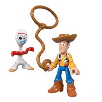 Mini Figura Básica - Forky e Woody - Toy Story 4 - Imaginext - Fisher-Price - Mattel