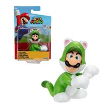 Mini Figura Cat Luigi - Super Mario o Filme - Candide 3001