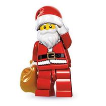 Mini figura colecionável - Papai Noel com Saco de Brinquedos
