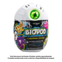 Mini Figura Eletrônica Surpresa - Biopod Cyberpunk - Cápsula - Fun Divirta-se