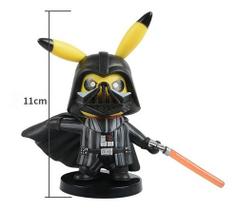 Mini Figura Estátua Pikachu Darth Vader Pokémon Star Wars