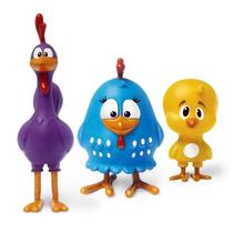 Mini Figura Galinha Pintadinha Família Elka 3 Unidades Mini Figura Galinha Pintadinha Família Elka 3 Unidades