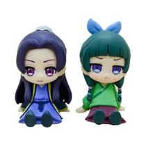 Mini Figura Kawaii Versão Q Diários Do Farmacêutico Maomao Jinshi Anime Modelo De Ornamento Para