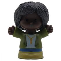Mini Figura Menina Morena Camisa Verde Little People - Fisher Price Dvp63