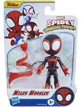Mini Figura Miles Morales Spider Amazing Friends - 10 cm - Hasbro