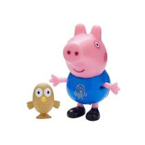 Mini Figura Peppa Pig - Amigos e Pets - George e Coruja - Sunny