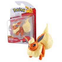 Mini Figura Pokémon - Flareon - Battle Figure Pack - 07 cm - Sunny