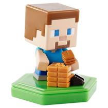 Mini Figura Steve Trabalhador Minecraft Earth Gkt36 - Mattel