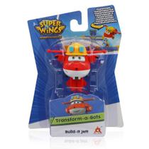Mini Figura Transformável - Super Wings - Build-It Jett - Fun