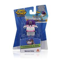 Mini Figura Transformável - Super Wings - Rescue Zoey - Fun