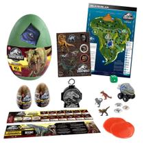 Mini Figuras Colecionáveis Jurassic World Mega Ovo Surpresa Mini Figuras Colecionáveis Jurassic World Mega Ovo Surpresa