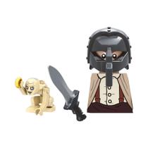 Mini Figuras De Ação Blocos De Montar Orcs Anões Elfos Cavaleiros De Rohan Exército Guerras Caixa