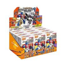 Mini Figuras De Ação Transformer 12 Peças Optimus Prime Bumblebee Megatron Thundercracker Blocos De