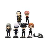Mini Figuras De Anime Jujutsu Kaisen Gojo Mahito Itadori Fushiguro Brinquedos De Ação 2025 Em