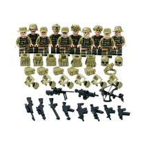 Mini Figuras De Brinquedo Para Montar, Bonecos Humanoides, Presentes De Aniversário, Figuras De