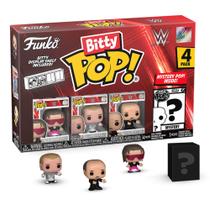 Mini Figuras Funko Bitty Pop! WWE - Pacote com 4 Colecionáveis