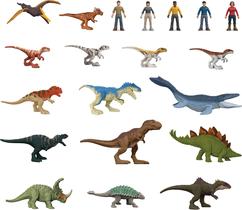 Mini Figuras Jurassic World Chaos Theory 20 Dinos y Humanos