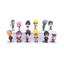 Mini Figuras NARUTO 6 Peças Sasuke Gaara Uchiha Madara 7-8cm Brinquedos De Personalidade Para