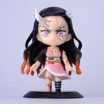 Mini Figure Nezuko Forma Demoníaca Demon Slayer 10 cm com Base