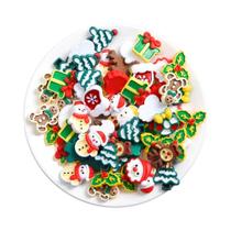 Mini Figurinha De Resina De Natal: Papai Noel, Árvores, Renas, Bonecos De Neve, Sinos - Cabochão De Mini Figurinha De Resina De Natal: Papai Noel, Árvores, Renas, Bonecos De Neve, Sinos - Cabochão De