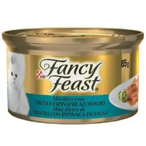 Mini Filés Fancy Feast Truta e Espinafre ao Molho 85 gr - Nestlé purina