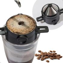 Mini Filtro Inox Reutilizável Café Universal Compatível Cápsula Econômico Mini Filtro Inox Reutilizável Café Universal Compatível Cápsula Econômico
