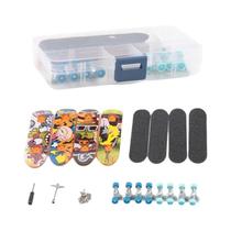 Mini Finger Skateboard Deck De Plástico Jogo De Esporte DIY Fingerboard Para Adultos Crianças