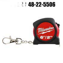 Mini Fita Métrica De 2M Milwaukee 48-22-5506 Pingente Pequeno Fivela De Chave Ornamento Ferramenta