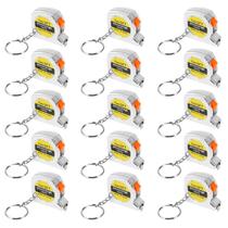Mini Fita Métrica Flexível Portátil 3FT Chaveiro Multifuncional Pequena Fita Métrica 15 30 Unidades