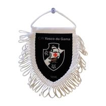 Mini Flâmula Oficial Vasco da Gama com franja e ventosa