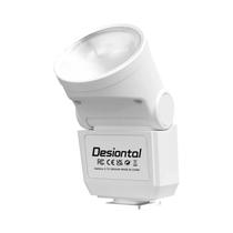 Mini Flash Para Câmera DSLR Com Carregamento Tipo C E Montagem Hot Shoe Compatível Com Sony, Canon,