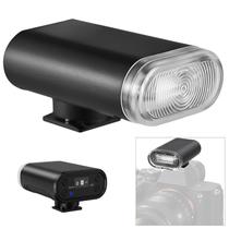 Mini Flash Speedlite Universal S12L 5600K Câmeras Bateria