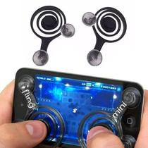 Mini Fling Analógico Portátil Joystick Controle Smartphone Dupla Ventosa
