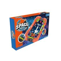 Mini Fliperama Espace Pinball Infantil Obstáculos e Alavancas MultiKids BR2014
