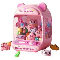Mini Fliperama Para Crianças Pega Ursinho com Luzes, Sons e Pelúcias Inclusas Mini Fliperama Para Crianças Pega Ursinho com Luzes, Sons e Pelúcias Inclusas